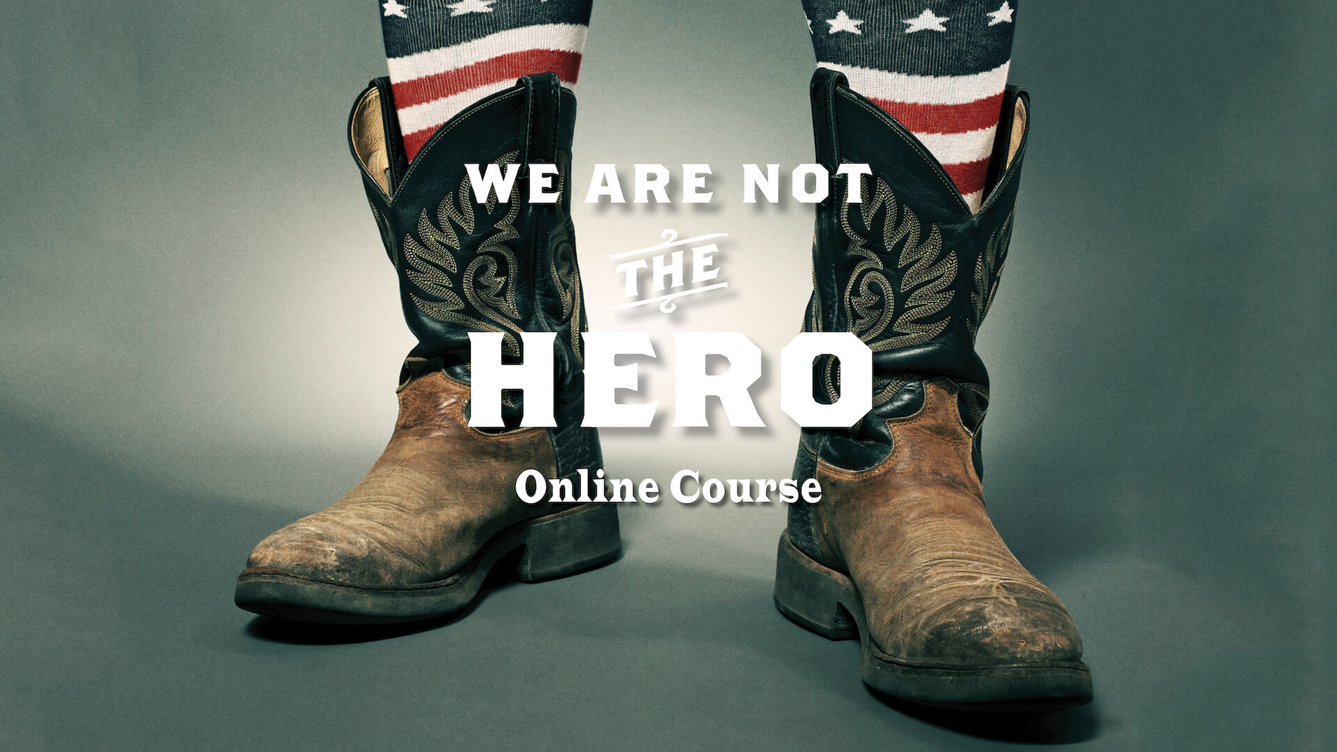 We Are Not the Hero online course